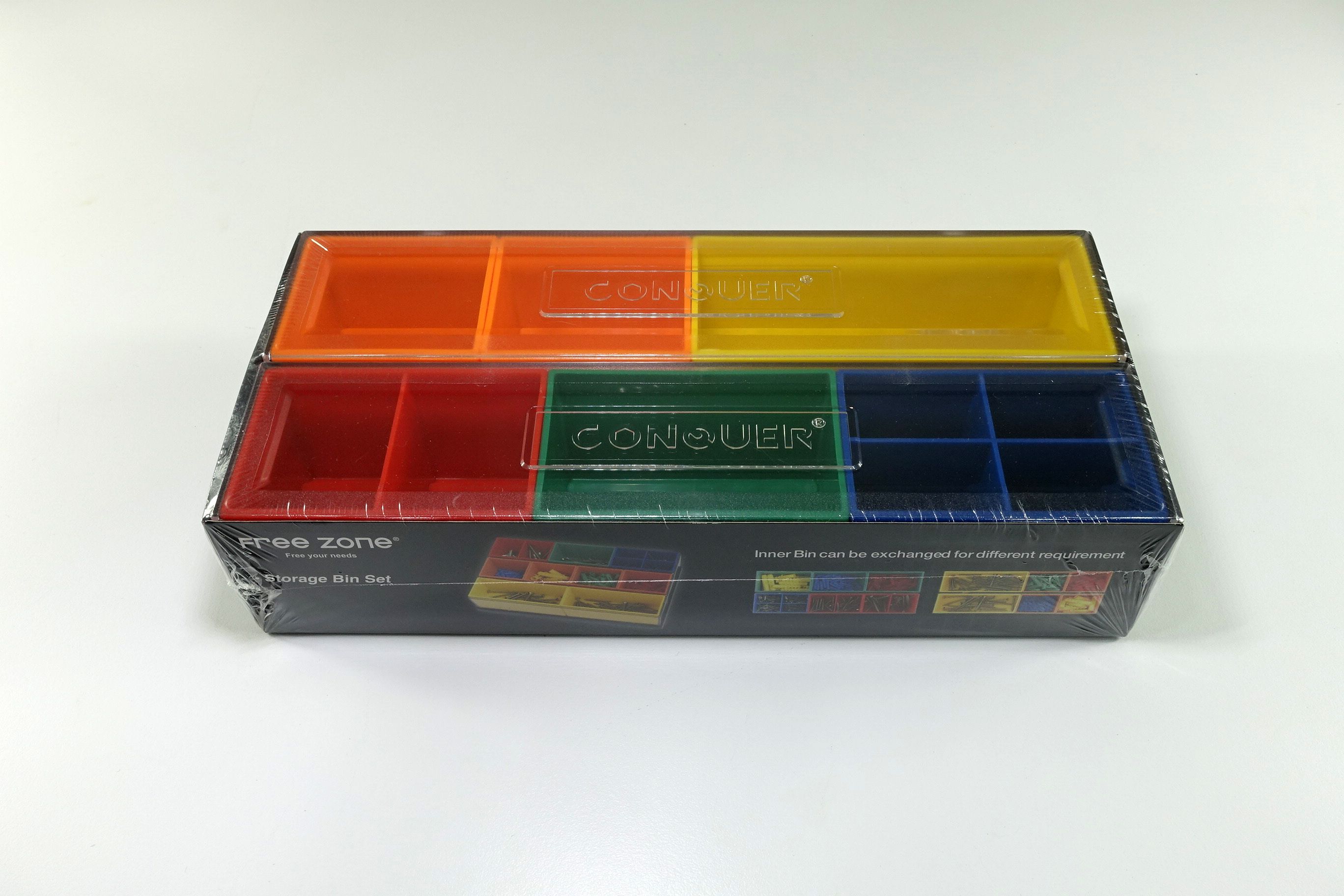 2 Row Storage Bin Set detail
