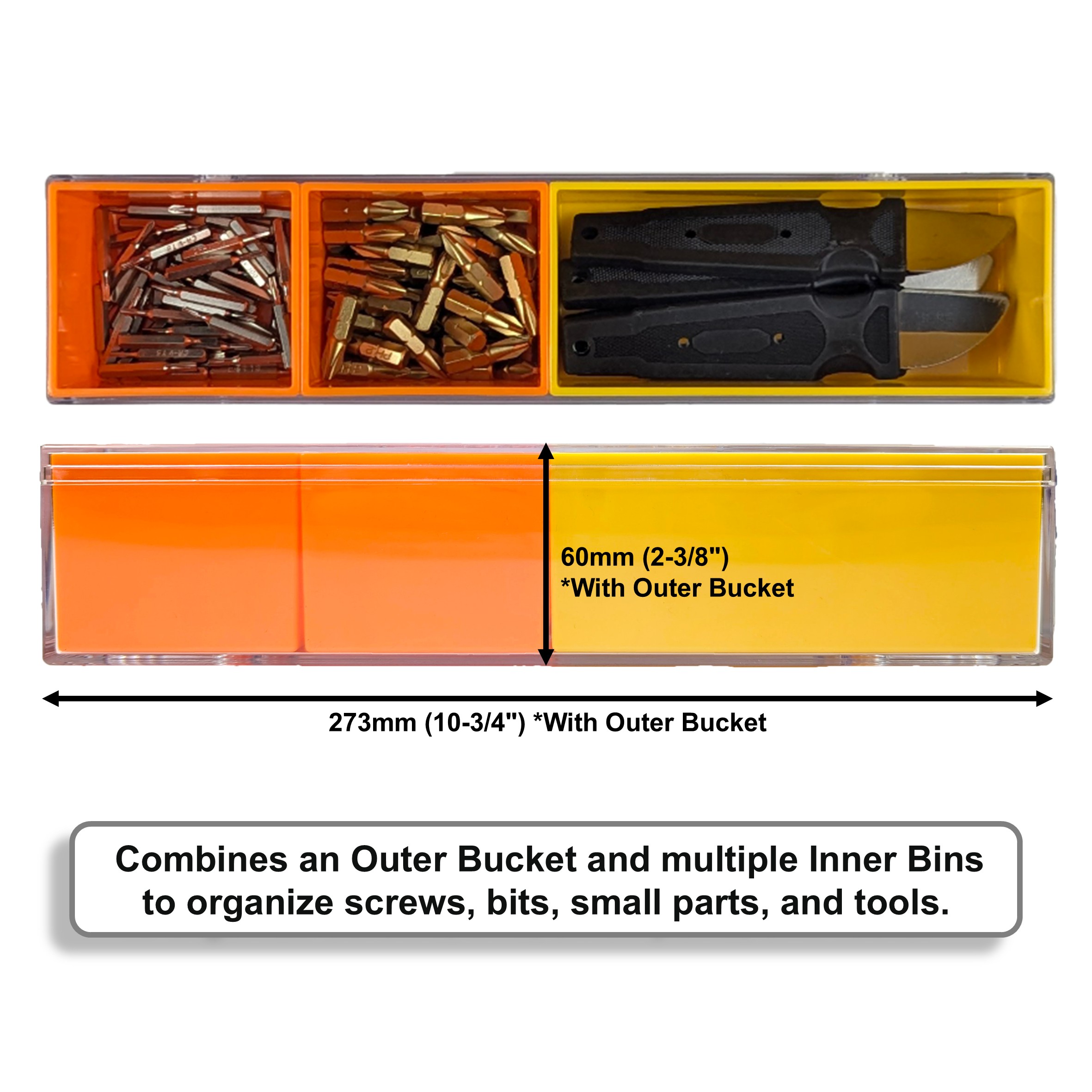 1 Row Storage Bin Set detail 1