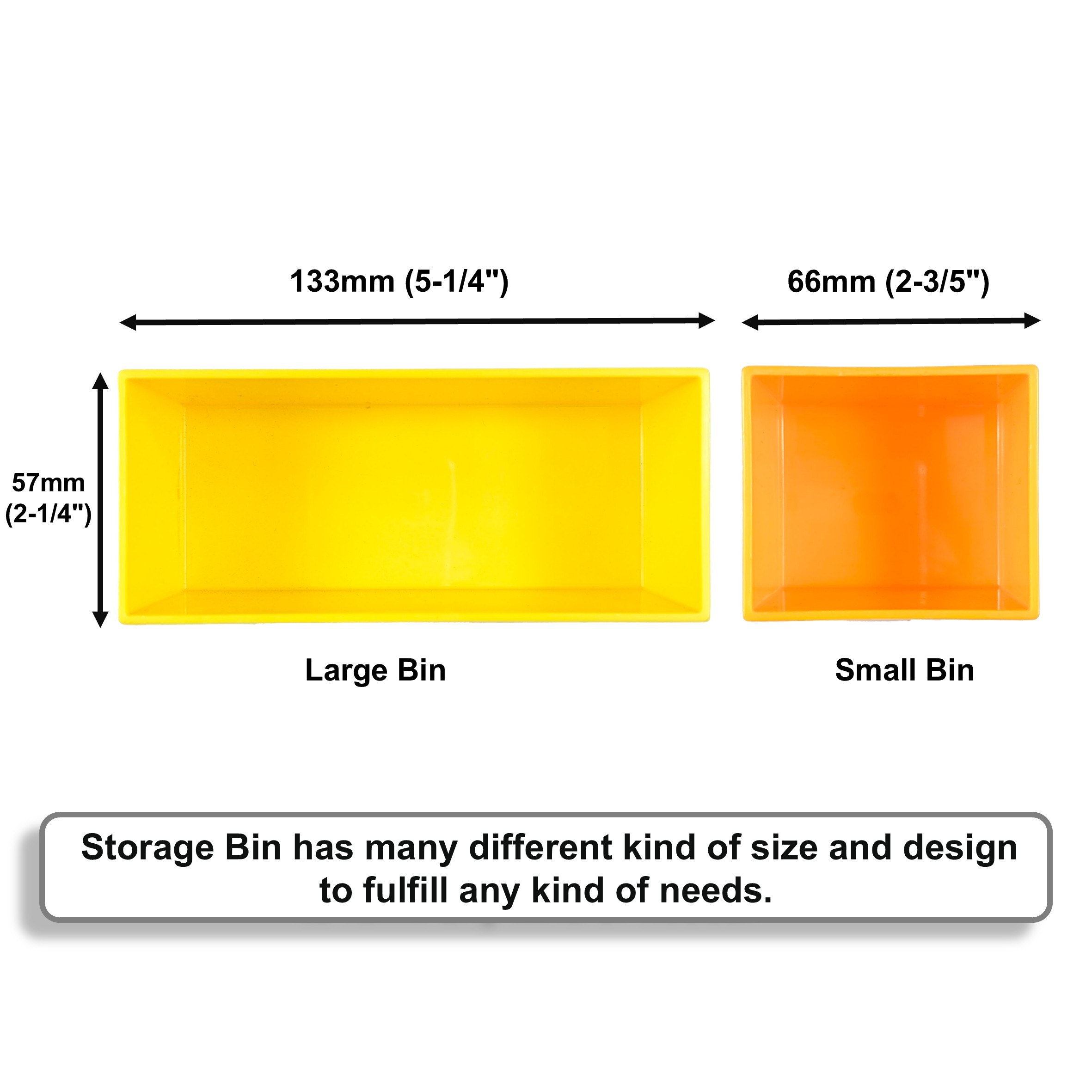 1 Row Storage Bin Set detail 2