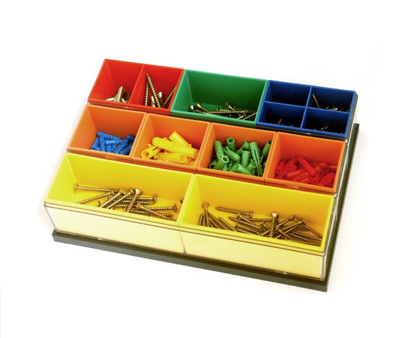 Small Parts Storage Bins